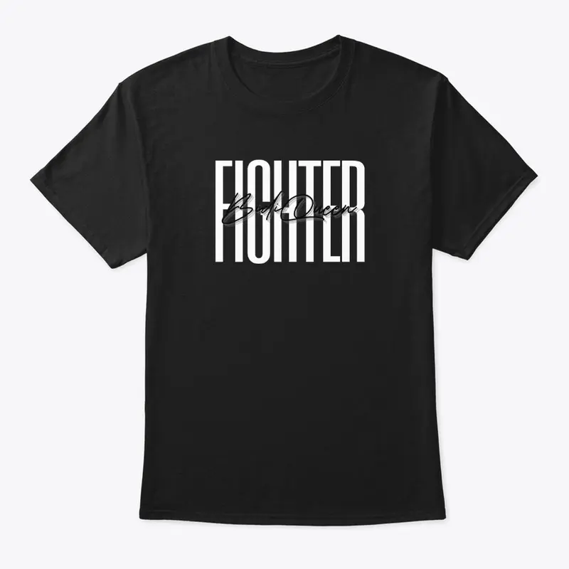  White logo  'Fighter' Signature