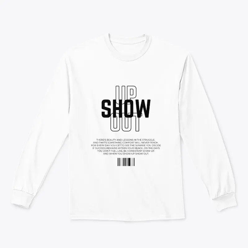 Black Logo 'Show Up Show Out'