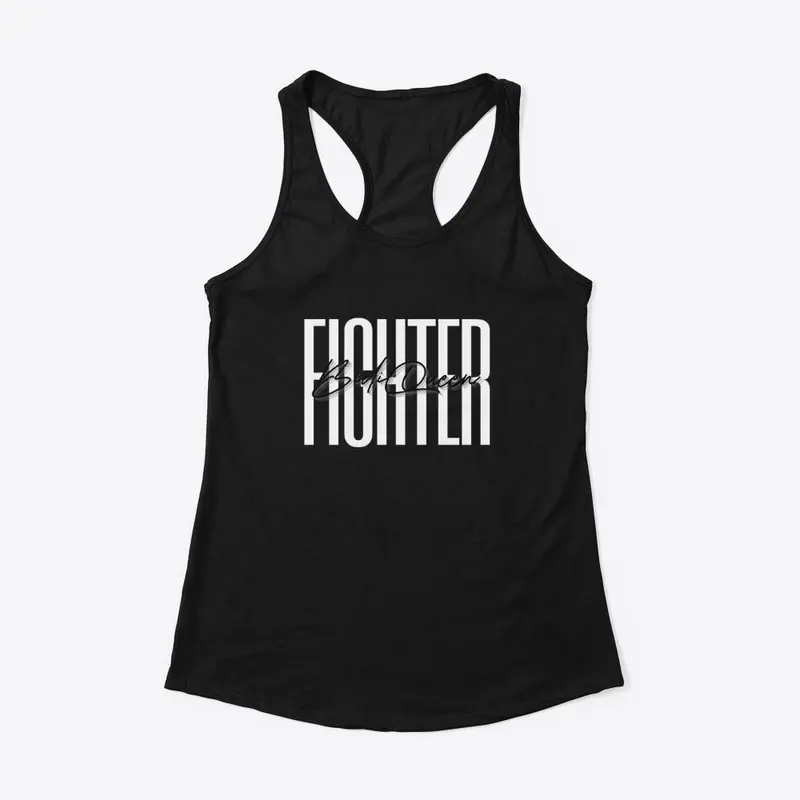  White logo  'Fighter' Signature