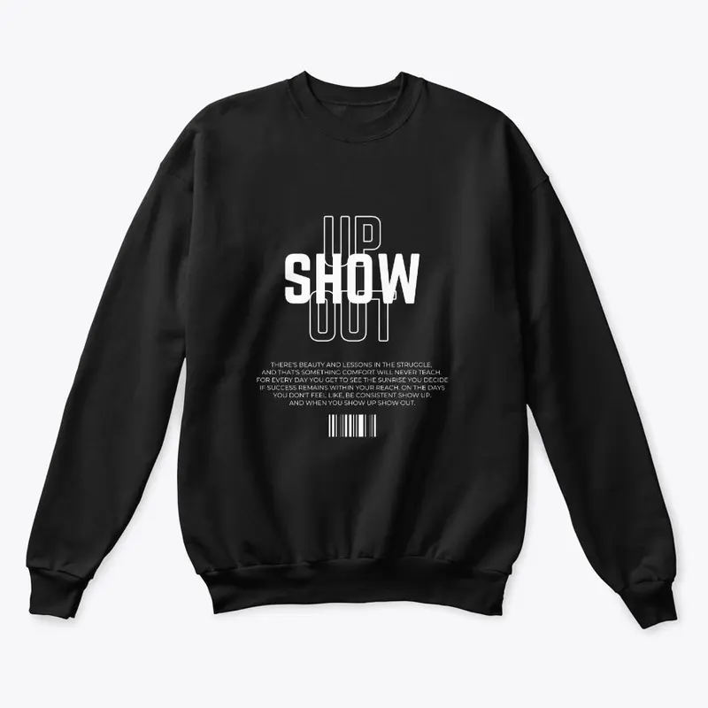 White Logo 'Show Up Show Out'